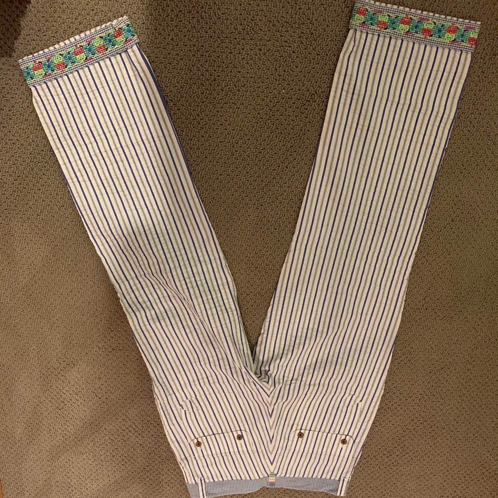 Very Rare Robert Graham Seersucker pants